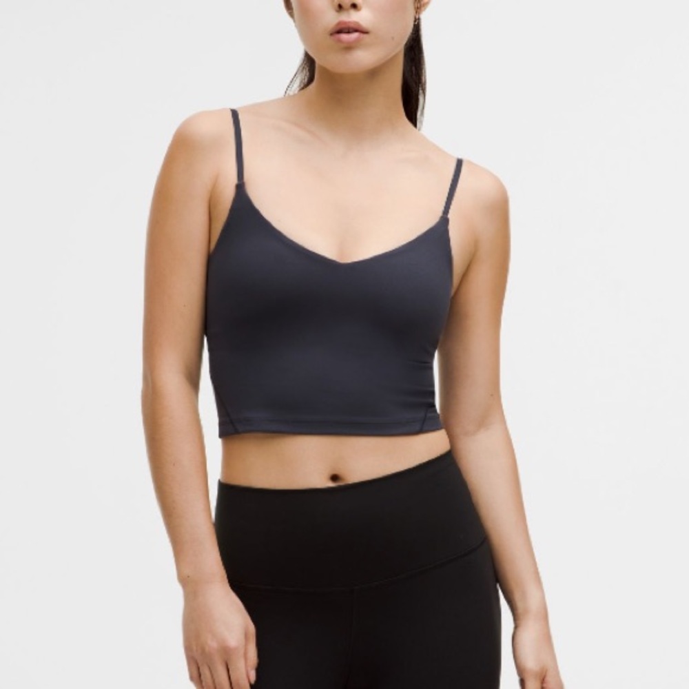 Lululemon Align Sweetheart Bra Light Support Black Night Sz 10